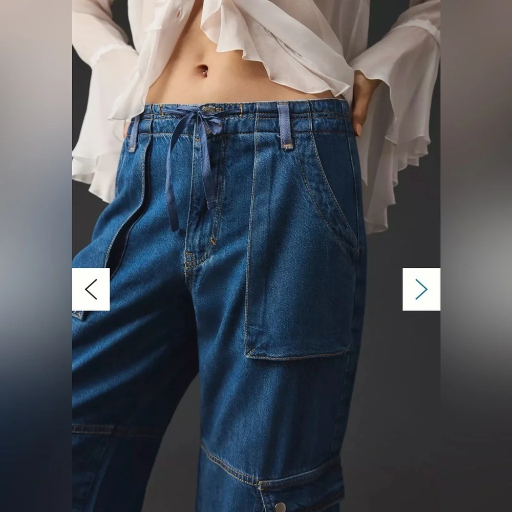 Anthropologie Pilcro Mid-Rise Cargo - Picture 3 of 15